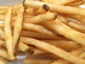 セットのポテトのクオリティも高し。