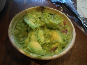 ベジタブルには、ワカモレ（アボカドのディップ）が付いてお得