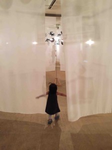 江戸時代に夏の夜の娯楽だった「走馬灯」の技法を用い、動く影で幻想的な空間を作り出す