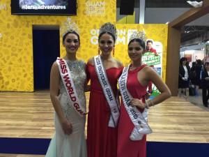 ミスユニバースクラスの美女たちも来日！（こちらはグアムから）
