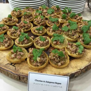 「メキシコ」のチョリソ＆ハラペーニョのソペス