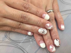 レッサーパンダの顔としっぽ