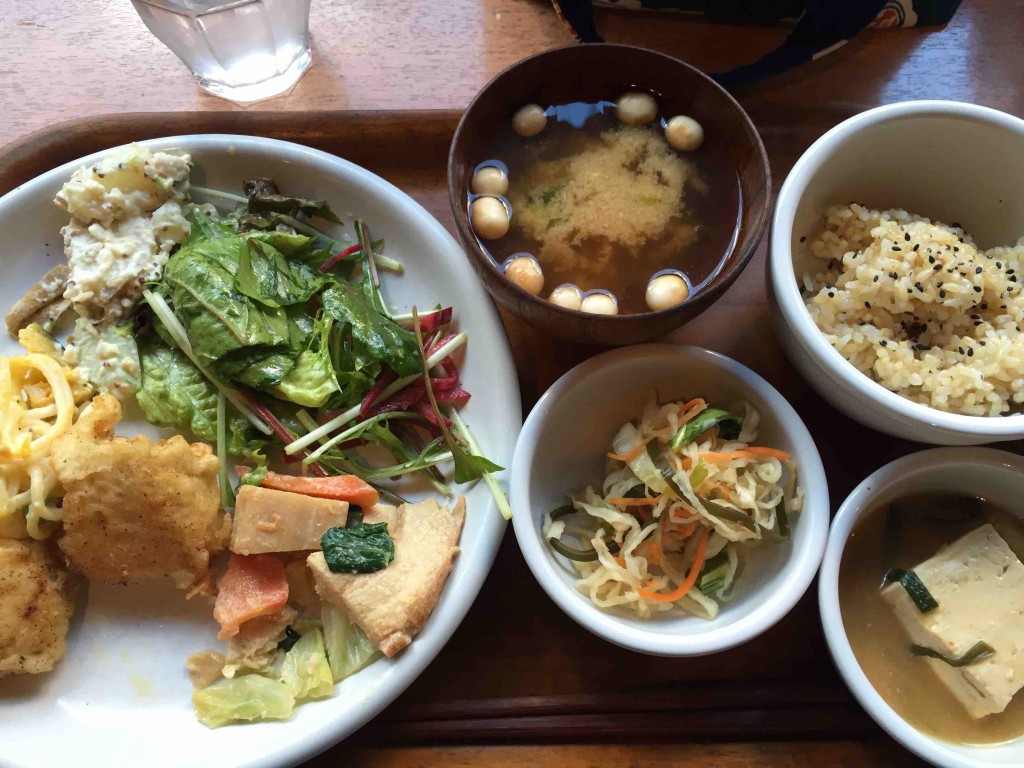 お皿に盛るとこんな感じ（子どもに一部とりわけ後）