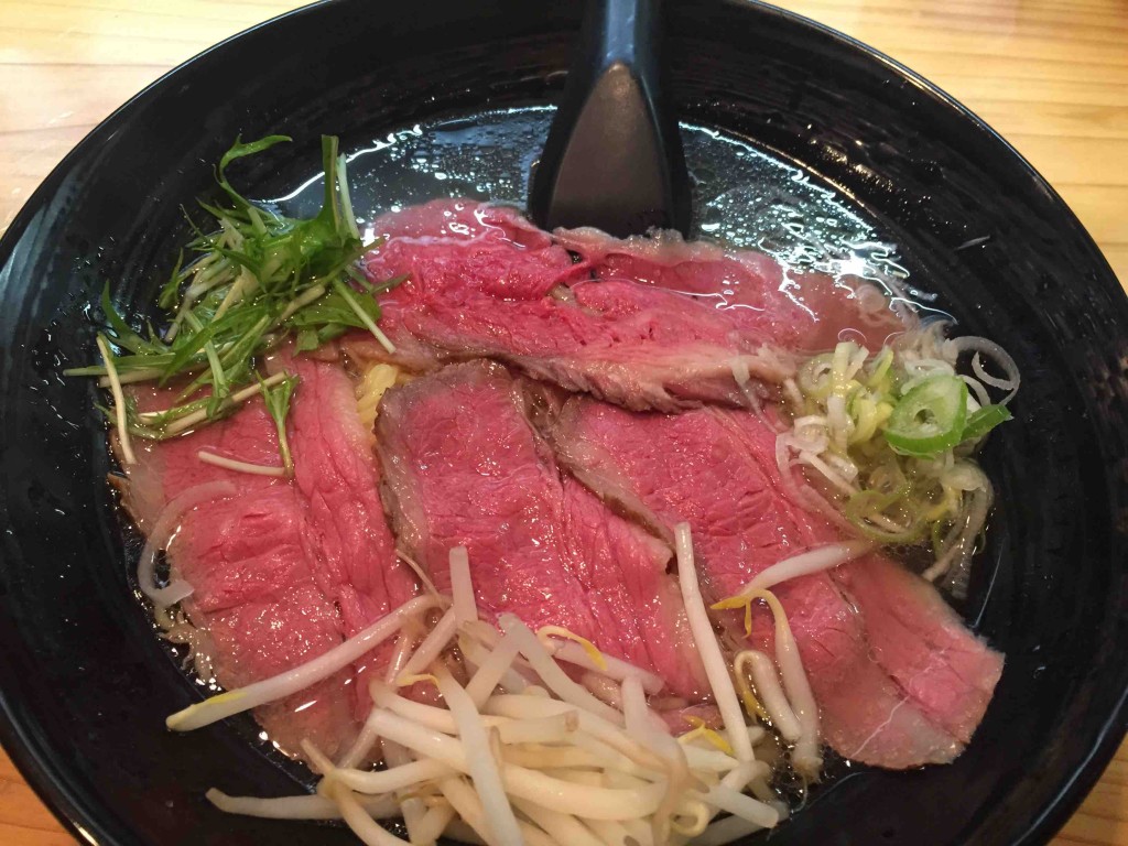 どーーん！！ノーマルのチャーギュウ麺980円（塩）