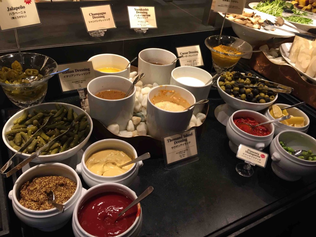 ドレッシングの種類はまあまあ
