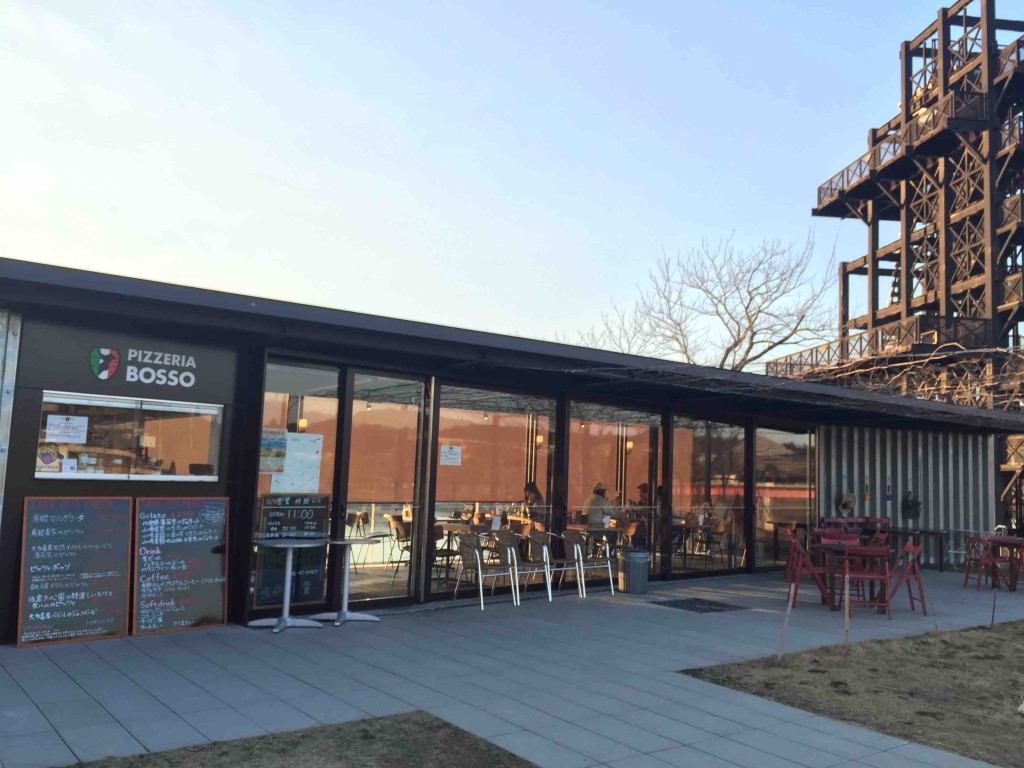 市原湖畔美術館の敷地内にある房総イタリアンレストラン「PIZZERIA BOSSO」