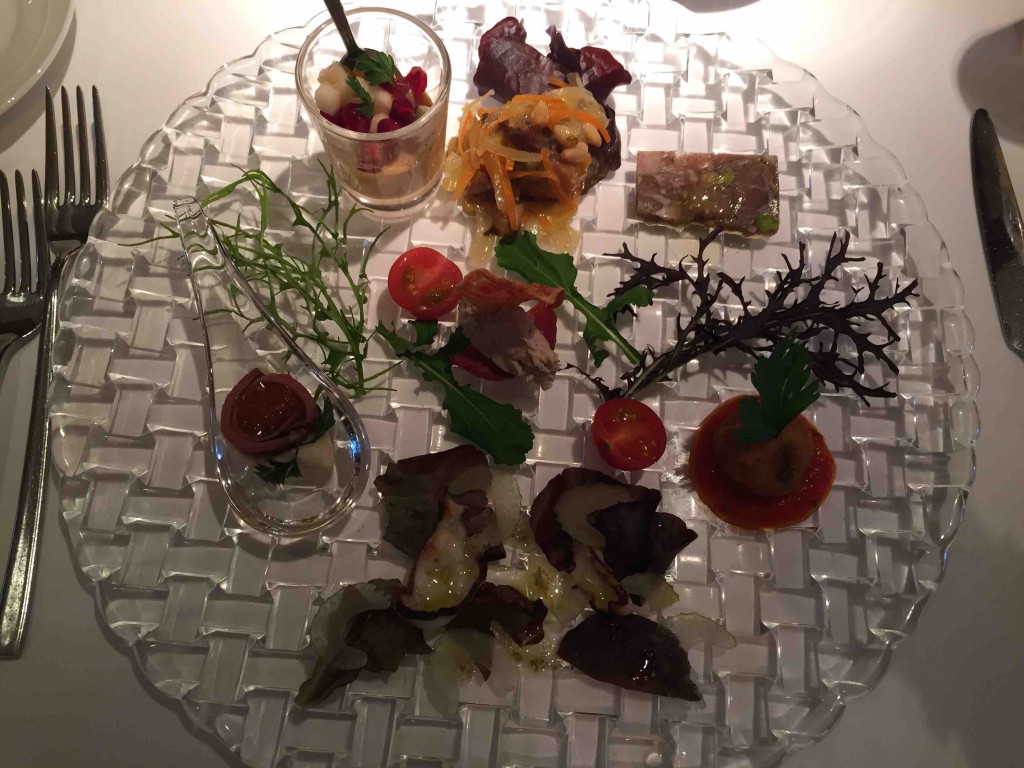 美しすぎる前菜７種の盛り合わせ