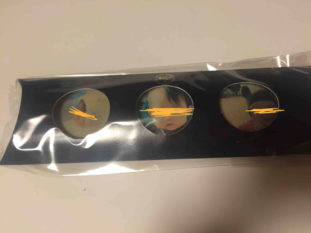 チョコレートにそのまま転写するので、高級感があるのが◎。ただ、食べたらなくなるし、もったいなくて食べられない。