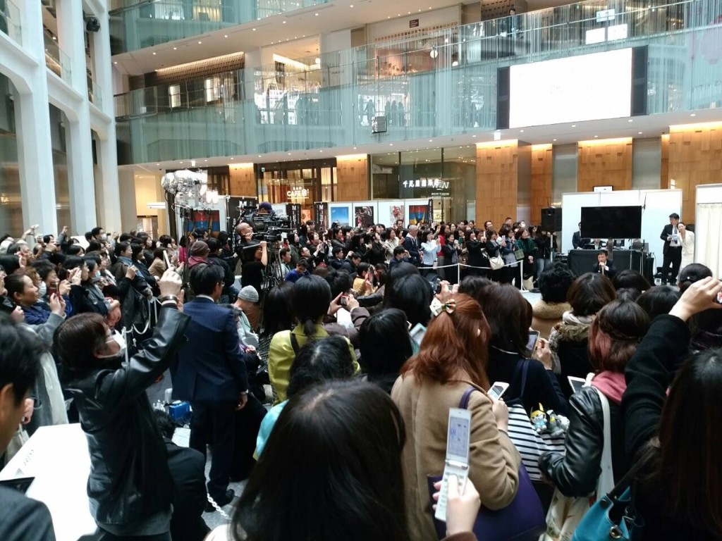 しかも、この手のイベントではかなりレアなことに、スマホやタブレットの撮影も許可された！！NHK×滋賀県のイベントなのにびっくり＆太っ腹！！