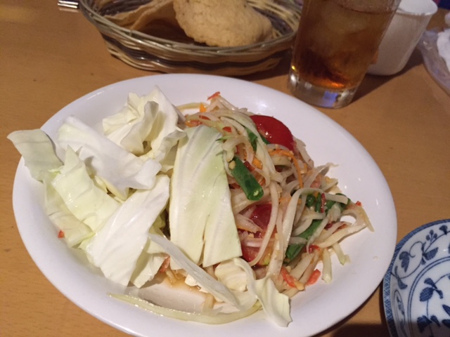 青いパパイヤサラダ