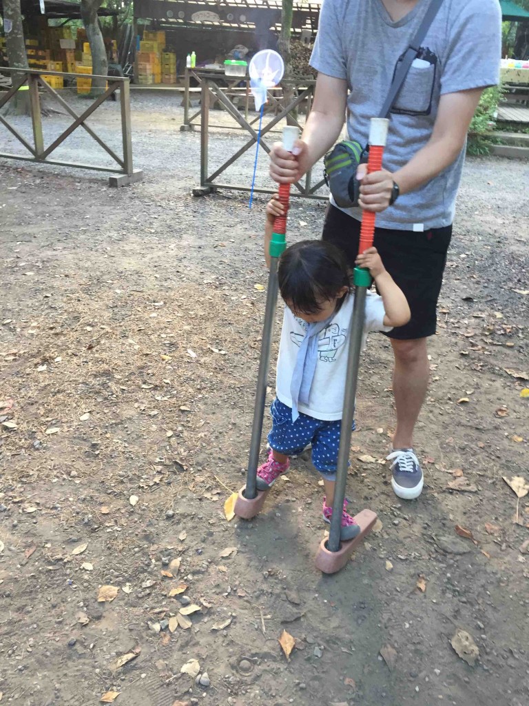 竹馬はいろんな高さのものがありました